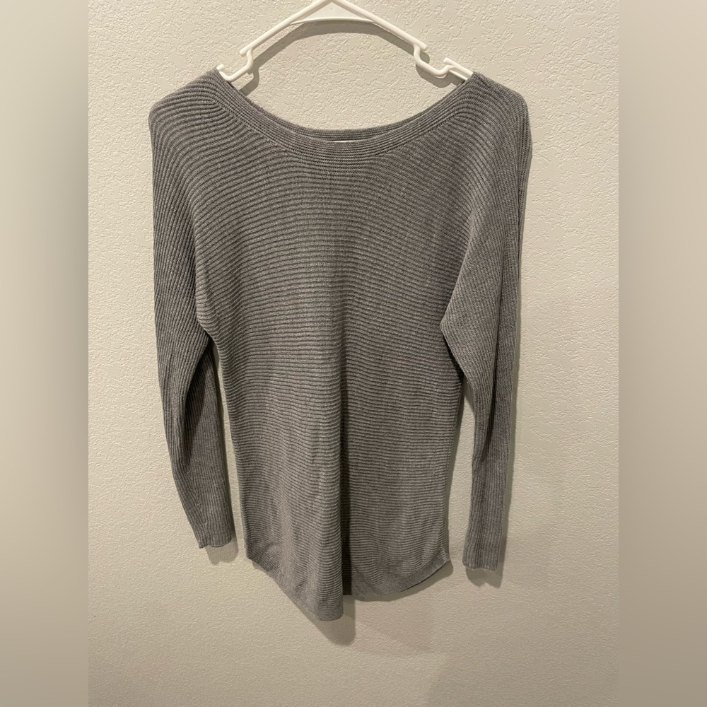 Trouvé Gray Knit Crewneck Sweater Women’s Size XS